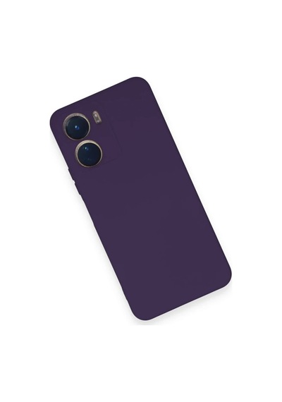Vivo Y16 Kılıf Nano İçi Kadife Silikon - Mor 0.2M-Çok Renkli