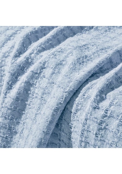 Soft Milva Çift Kişilik Çok Amaçlı Örtü - Mavi - 200x230 Cm Renkli