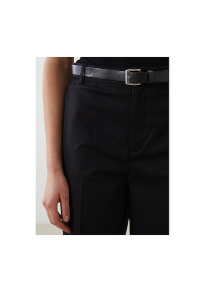 LC Waikiki Lcw Beli Kemerli Havuç Kesim Kadın Pantolon New Black