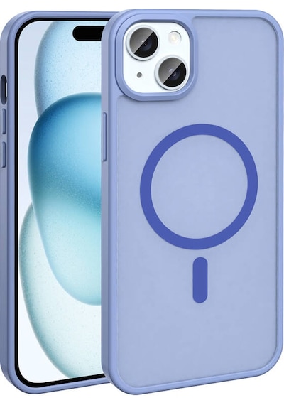 Teleplus Apple Uyumlu iPhone 14 Plus Kılıf M-safe Şarj Özellikli Mat Arka Yüzey Sio Kapak