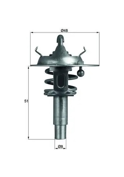 Mercedes C180 W203 Termostat 2003-2007 Mahle Tx10690d