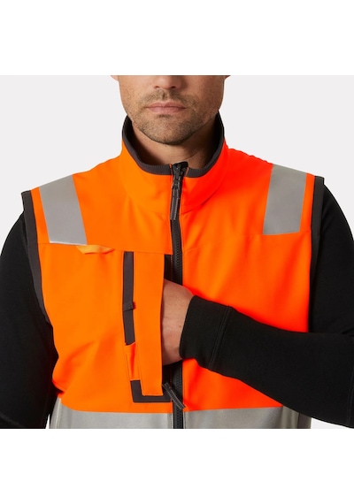 Helly Hansen Alna 4x Tech Vest 74030 Reflektörlü İş Yeleği M-269-reflektörlü Turuncu Hi-vis Orange