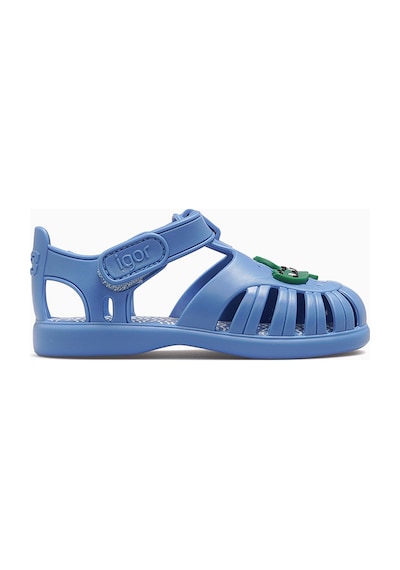 Igor Tobby Croco Unisex Kaymaz Taban Çocuk Sandalet 26y S10371 Mavi