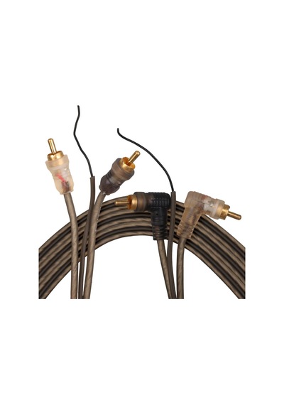 Fully G-512ab 5 Metre 2 Rca 2 Rca L-tip Şaseli Oto Amfi Sinyal Kablosu
