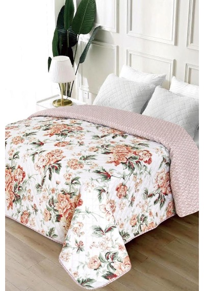 Flora Buket Tek Kişilik 160x220 Cm Tek Pike Çok Renkli