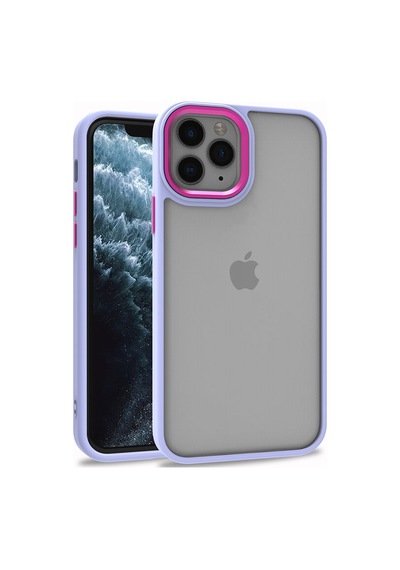Zore İphone 11 Pro Uyumlu Ogaa Flora Kılıf-lila