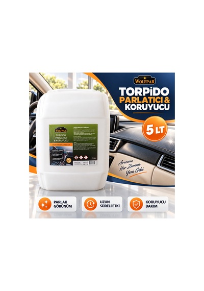 Torpido Parlatıcı Ve Koruyucu 5 Lt