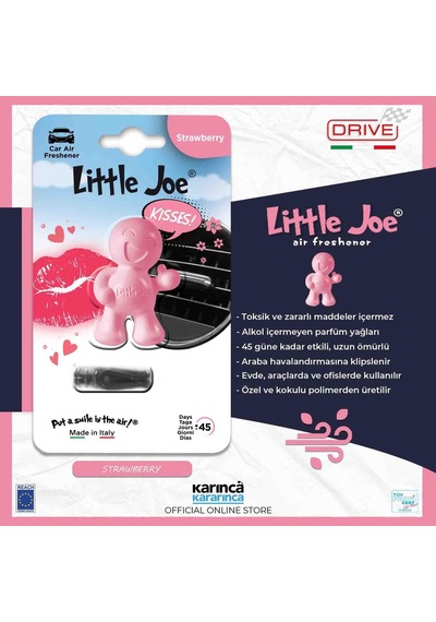 Little Joe Thums Up Strawberry Kalorifere Geçme Oto Kokusu Çilek