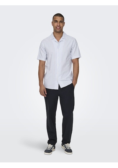 Onssınus Loose 0007 Cot Lın Pant Noos Erkek Mavi Pantolon - 22028267 Mavi