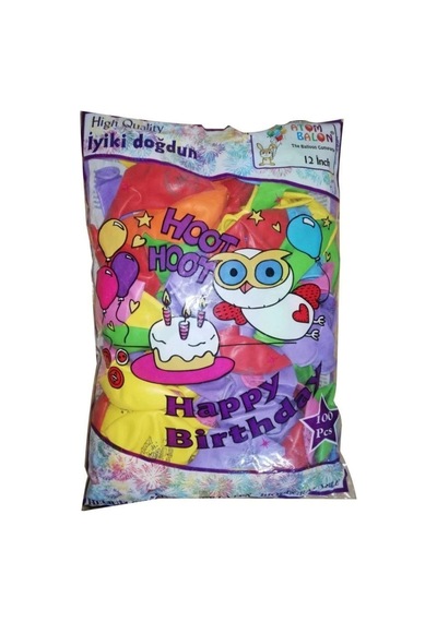 İyi Ki Doğdun Balon Çok Renkli