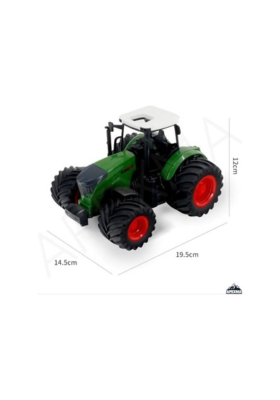 Oyuncak 2.4ghz Uzaktan Kumandalı 1:24 Ölçek Şarjlı Rc Traktör Forklift Aparatlı - Oyuncak Kepçe Traktör Kepçe Aparatlı