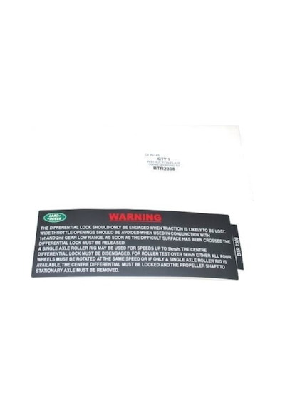 Defender Sigorta Kapagi Etiketi Ingilizce Btr2308 472013064