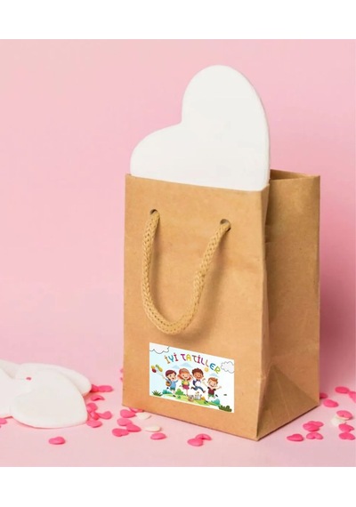 İyi Tatiller Öğrenci Etiketi 5x8 Cm 30 Adet Sticker Kolay Açılır