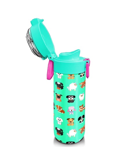 Coral High Kids Su Yeşili Neon Pembe Köpek Desenli Pipetli Ve Direkt İçim Çelik Termos 500 Ml 31913 Yeşil - Beyaz Coral High Kids Su Yeşili Neon Pembe Köpek Desenli Pipetli Ve Direkt İçim Çelik Termos 500 Ml 31913 Yeşil - Beyaz