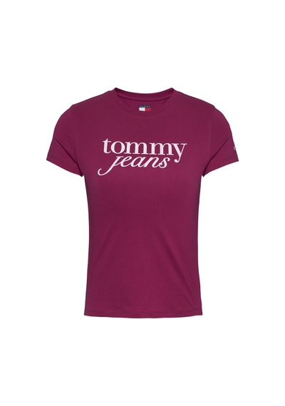 Tommy Hilfiger Kadın Kırmızı T-shirt Dw0dw19447 Xıp