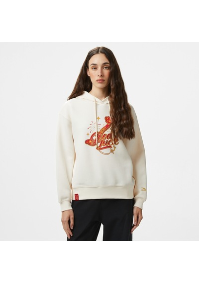 Anta Cny Good Luck Kadın Beyaz Hoodie 862518728s BEYAZ