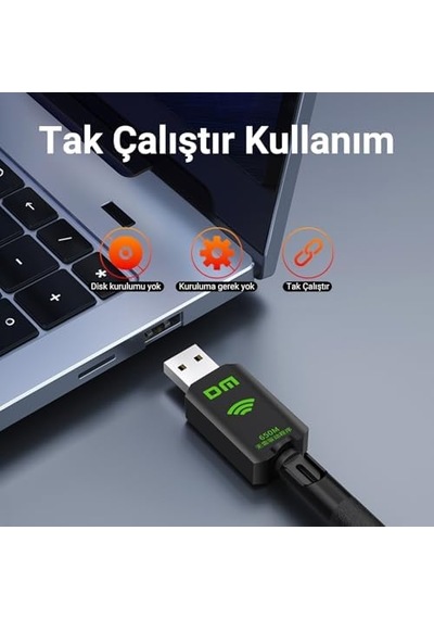 Ad083 650 Mbps Usb Adaptör Wifi Alıcı Verici Access Point