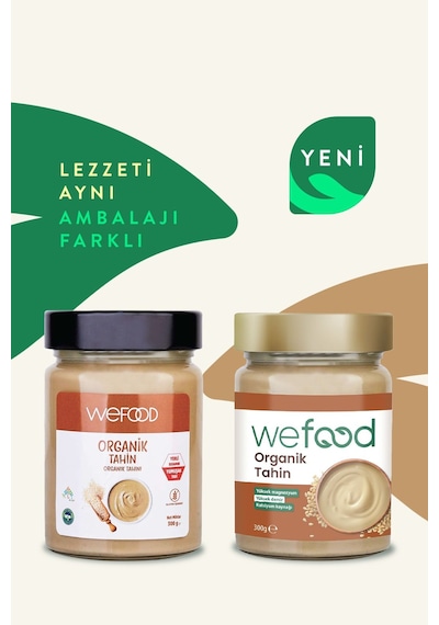 Wefood Organik Tahin 300 gr 3'lü