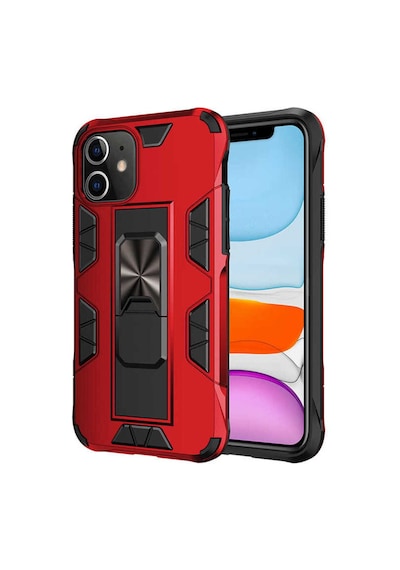Apple Uyumlu iPhone 11 Kılıf Zore Volve Kapak Kırmızı