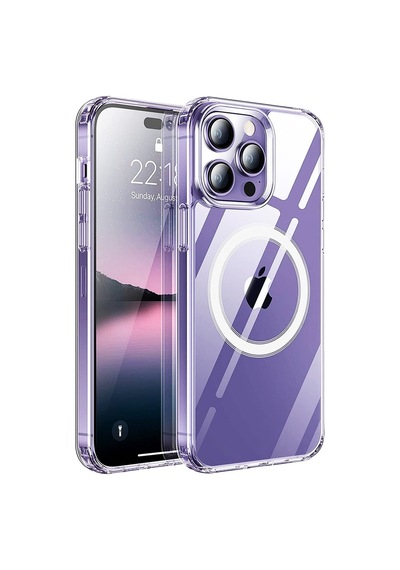 Apple Uyumlu iPhone 14 Pro Kilif 6.1 Inç Seffaf Magsafe Kamera Korumali 556385651