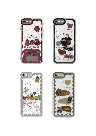 Apple İphone 7 Kılıf Sweet Desenli Silikon Kapak - Pembe