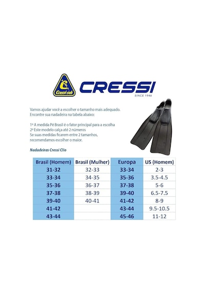 Cressi Clio Dalış Paleti Siyah 41-42 Siyah