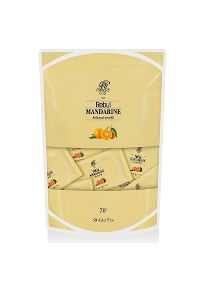 Rebul Mandarıne Kolonyalı Mendıl Poset 50 Li