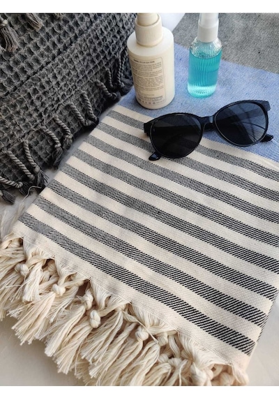%100 Pamuk Banyo Havlusu, Peştemal, Hamam, Plaj Havlusu 100cm X 180cm Mavi