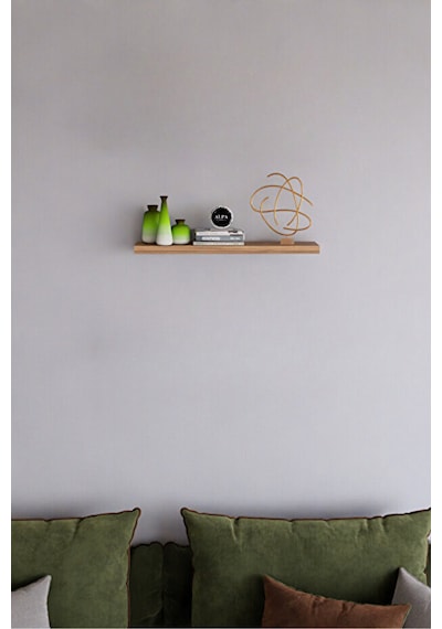 Alpa Ev Mobilya Minimal Tekli Duvar Rafı Seti Dekoratif Raf 50x15 Cm Atlantik Çam