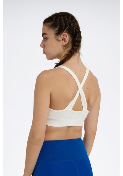 Reebok Brıstol Bra Top W Foıl Lg Ekru Kadın Bra 000000000102237910 Bej