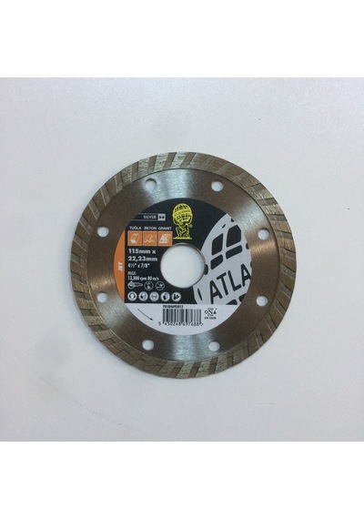 ATLAS TURBO 115 MM ELMAS TESTERE MERMER GRANİT BETON KESİCİ DİSK