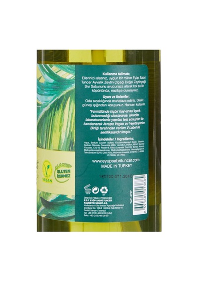 Eyüp Sabri Tuncer Doğal Zeytinyağlı Sıvı Sabun, Ayvalık Zeytin Çiçeği 500 Ml Diğer