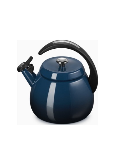 Le Creuset Su Isıtıcısı Çanı 2,1 L, Emaye Karbon Çelik, Şık Ve Dayanıklı Su Isıtıcılar Lacivert 5