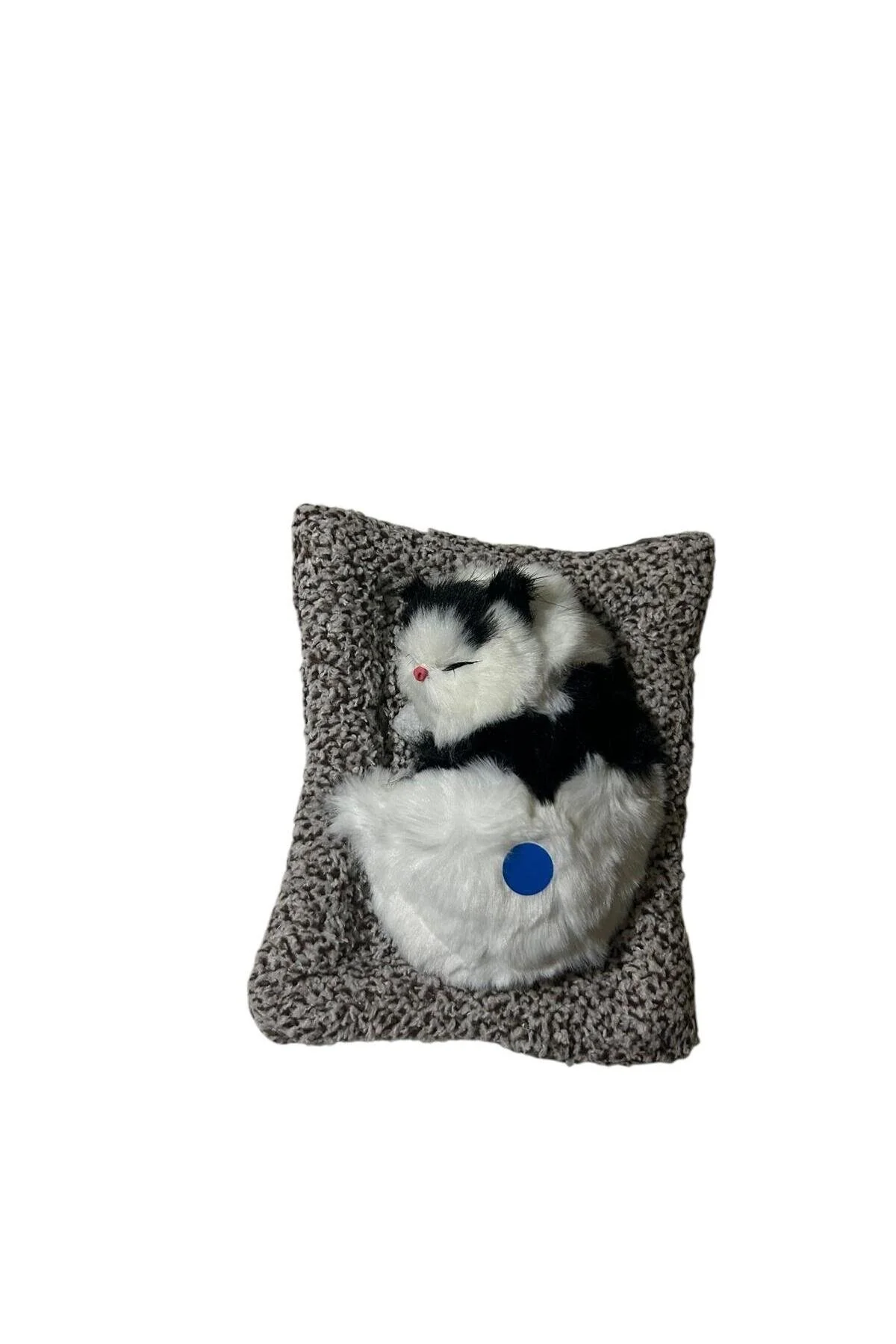 Sesli Uyuyan Kedi Miyavlayan Kedi Pelüş Uyuyan Kedi Karışık Gönderilir Çok Renkli