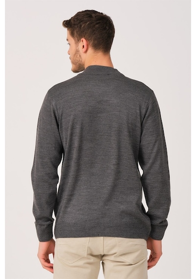 V0004 Dewberry Erkek Turtleneck Kazak-füme