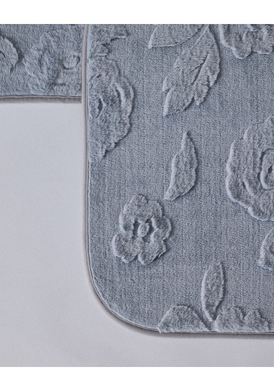 Madame Coco Frisson 2'li Banyo Paspası - Gri - 50x80 Cm 8684427141212 Çok Renkli