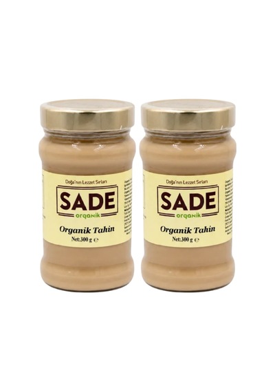 Sade Organik Tahin 300 Gr 2 Li Paket