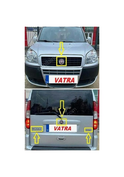 Doblo Combi 1.9 Multijet Maxi Active 2012 Doblo Multijet Siyah "j" Bagaj Yazı Bagaj-kaput Arma