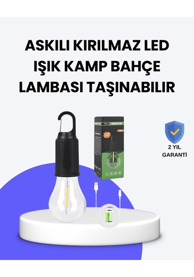Mey İthalat Çok Yönlü Asma Kancalı Kamp Işığı