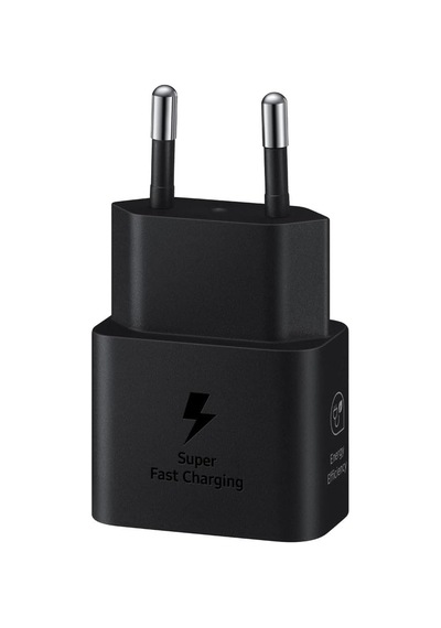 Samsung  Uyumlu 25 Watt Şarj Adaptörü + Kablo Seti, Siyah