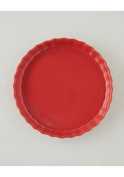 English Home Hecha Seramik Tart Fırın Kabı 28 Cm Kırmızı Kırmızı