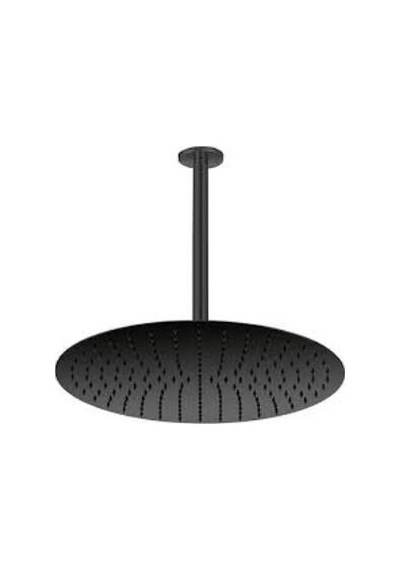 Gpd Ankastre Duş Başlığı Oval Slim Metal Ø40 Cm Siyah Ads24-S Siyah