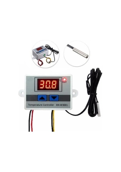 Hobimekatronik-Xh-W3001 12V Dc Dijital Termostat 120W