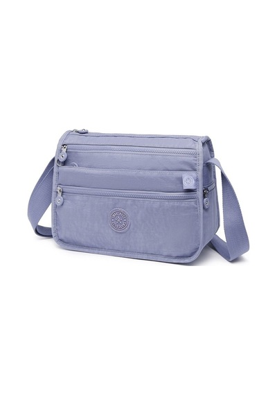 Smart Bags 1128 Krınkle Kumaş Postacı Çantası (Lila) Lila