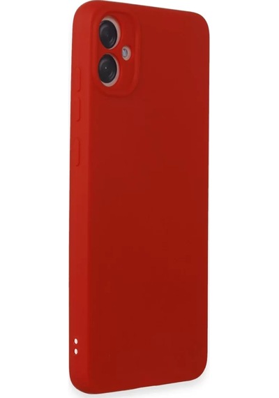 Newface Samsung Galaxy A05 Kılıf First Silikon - Kırmızı