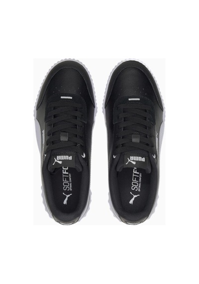 Puma Carina Lift 373031 06 Unisex Sneaker Ayakkabı Siyah Beyaz 36-40 Beyaz - Siyah