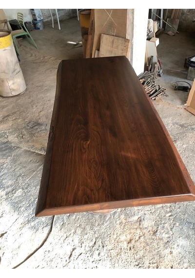 Bintaşmobilya Doğal Gürgen Ağacı Kütük Masa Üstü Tablası 70X140.Cm