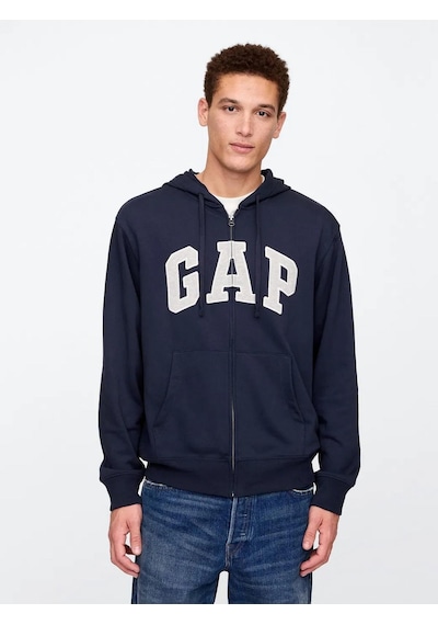 Gap 868454007 V-frch Ft Heritage Logo Fz Erkek Eşofman Üstü Lacivert