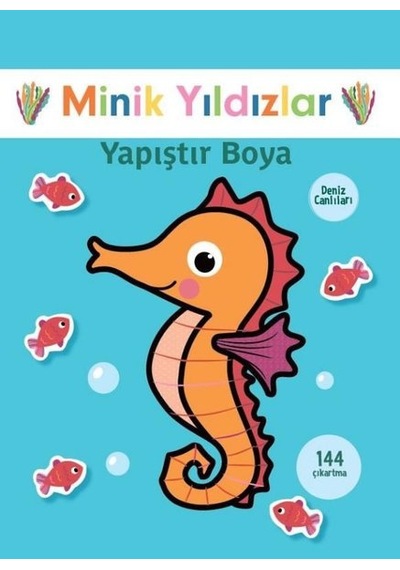 Minik Yıldızlar-Deniz Canlıları-Yapıştır Boya- Doğan ve Egmont Yayıncılık