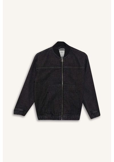 DeFacto Erkek Çocuk Kolej Yaka Bomber Jean Ceket D6538A825SPNM36 DeFacto Erkek Çocuk Kolej Yaka Bomber Jean Ceket D6538A825SPNM36
